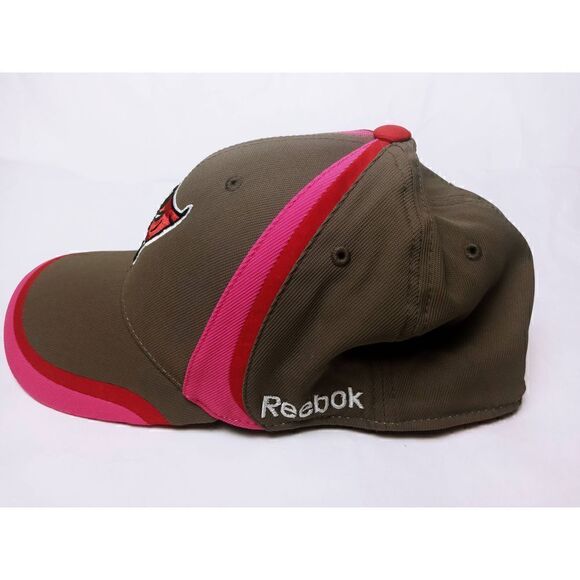 Tampa Bay Bucs Crucial Catch Kathy Reebok Onfield Hat-Size S/M Nice Condition - Picture 5 of 6